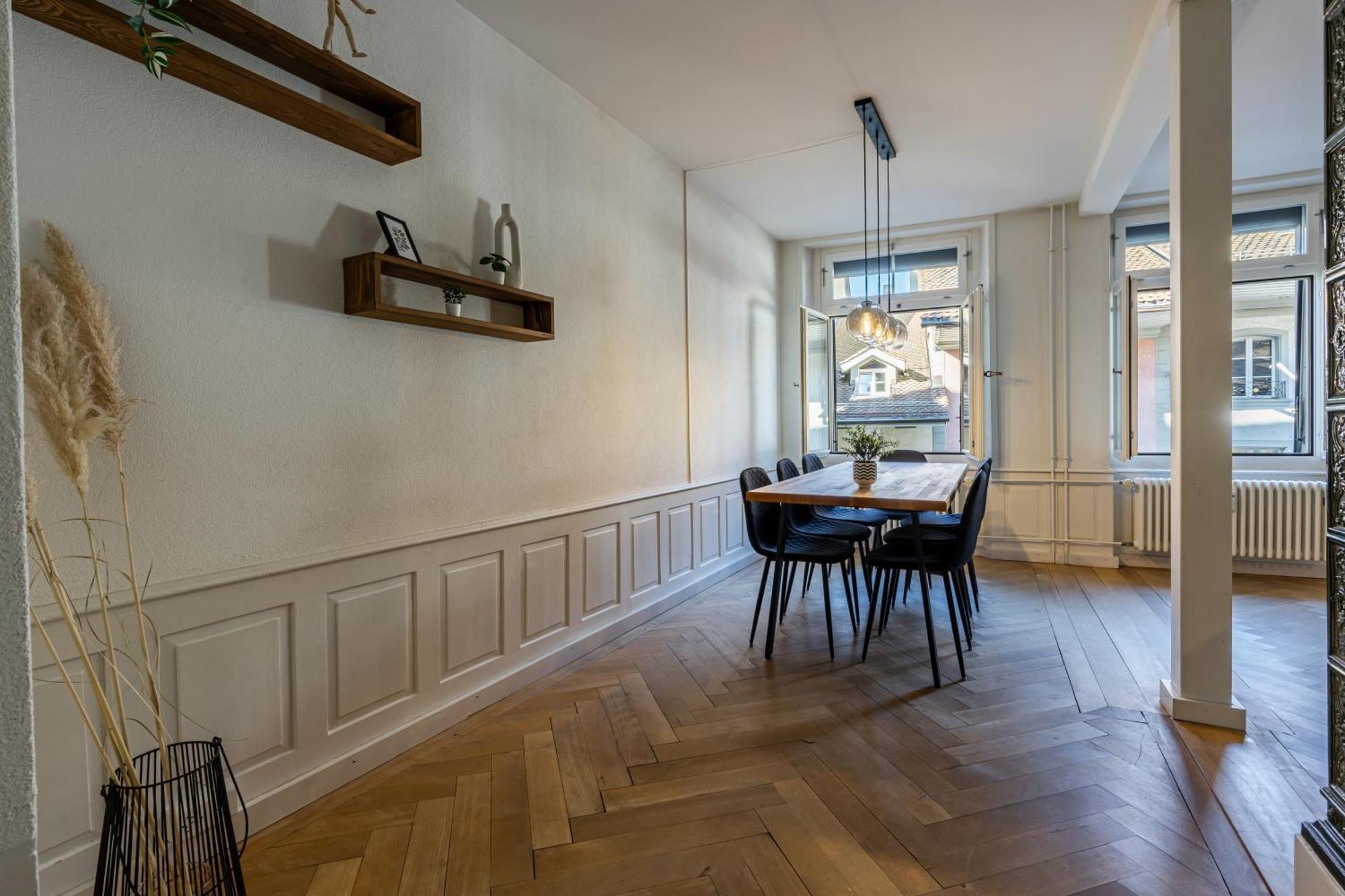 Historische Wohnung Im Herzen Der Thuner Altstadt Bagian luar foto