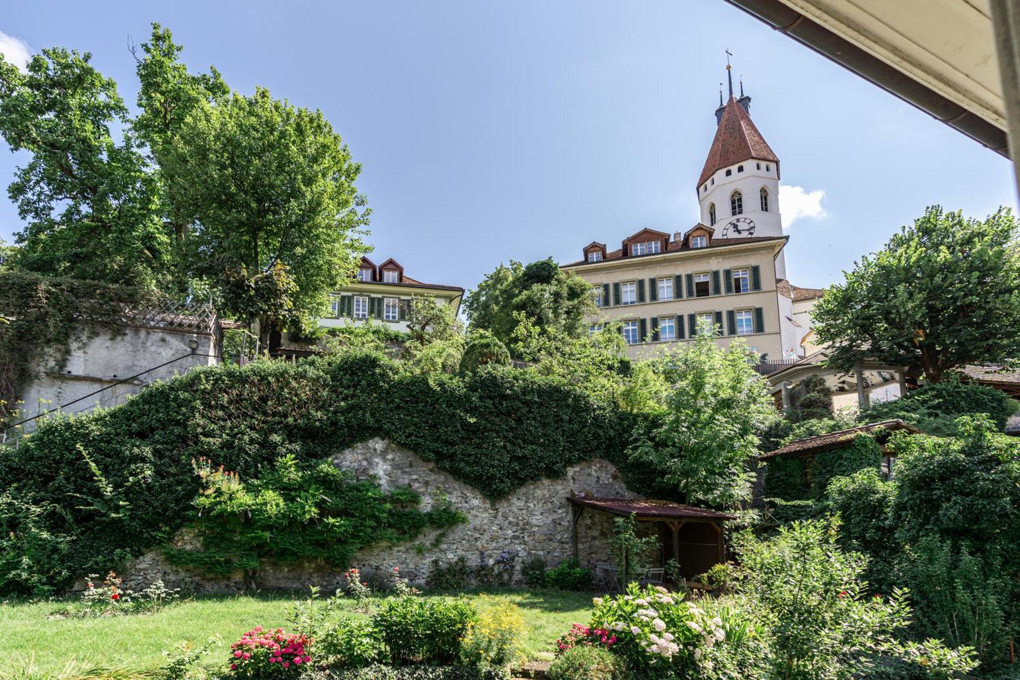 Historische Wohnung Im Herzen Der Thuner Altstadt Bagian luar foto