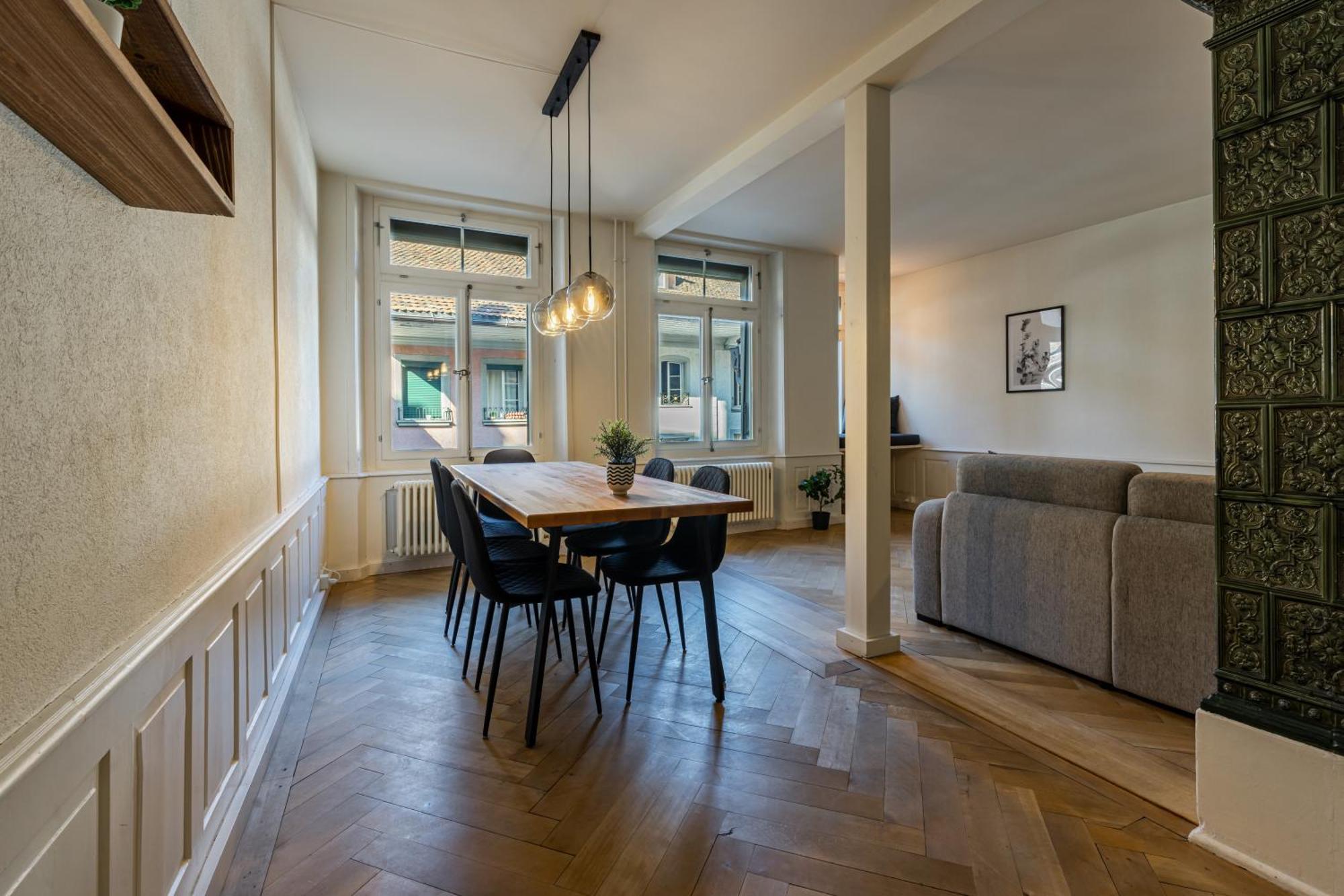 Historische Wohnung Im Herzen Der Thuner Altstadt Bagian luar foto