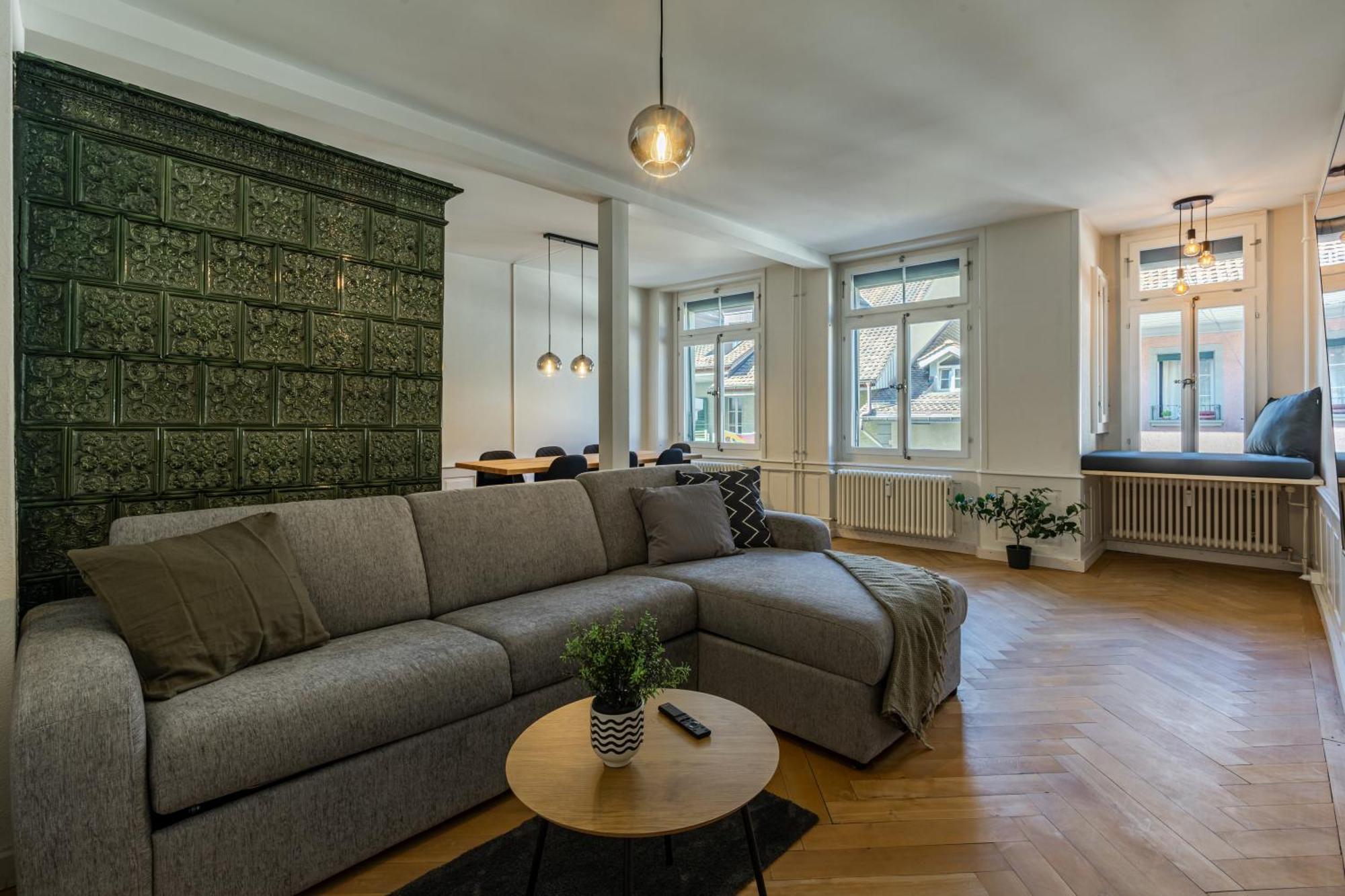 Historische Wohnung Im Herzen Der Thuner Altstadt Bagian luar foto
